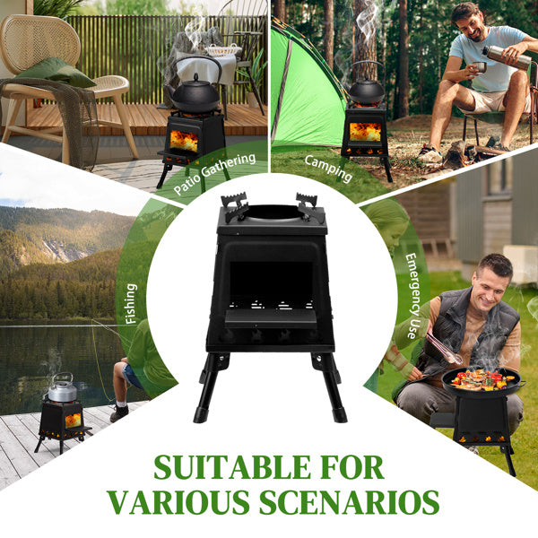 36*36*46.5cm wood camping stove Doba